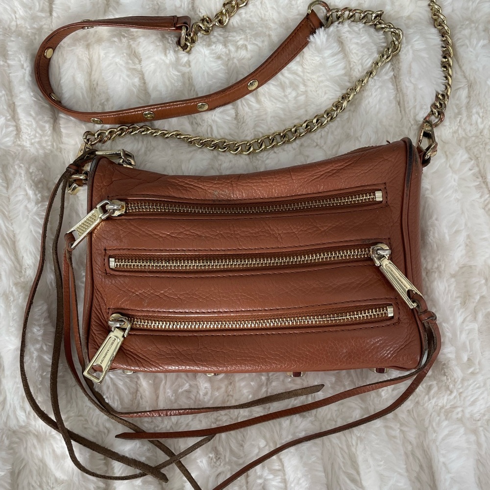 Rebecca Minkoff Brown Leather Crossbody Bag